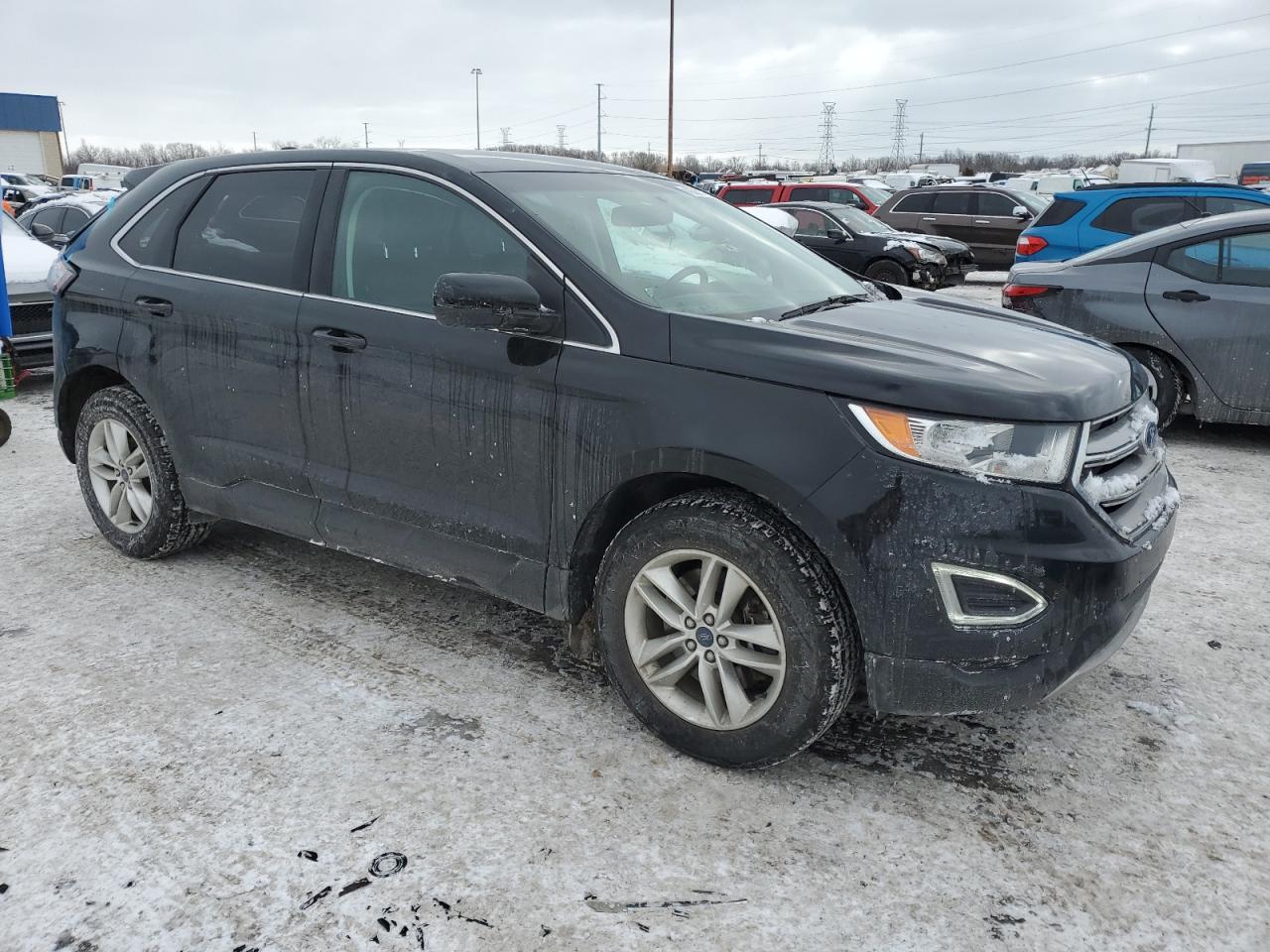 2017 Ford Edge VIN 2FMPK4J94HBB03313 Copart auction photo, rear end damage thumbnail 4