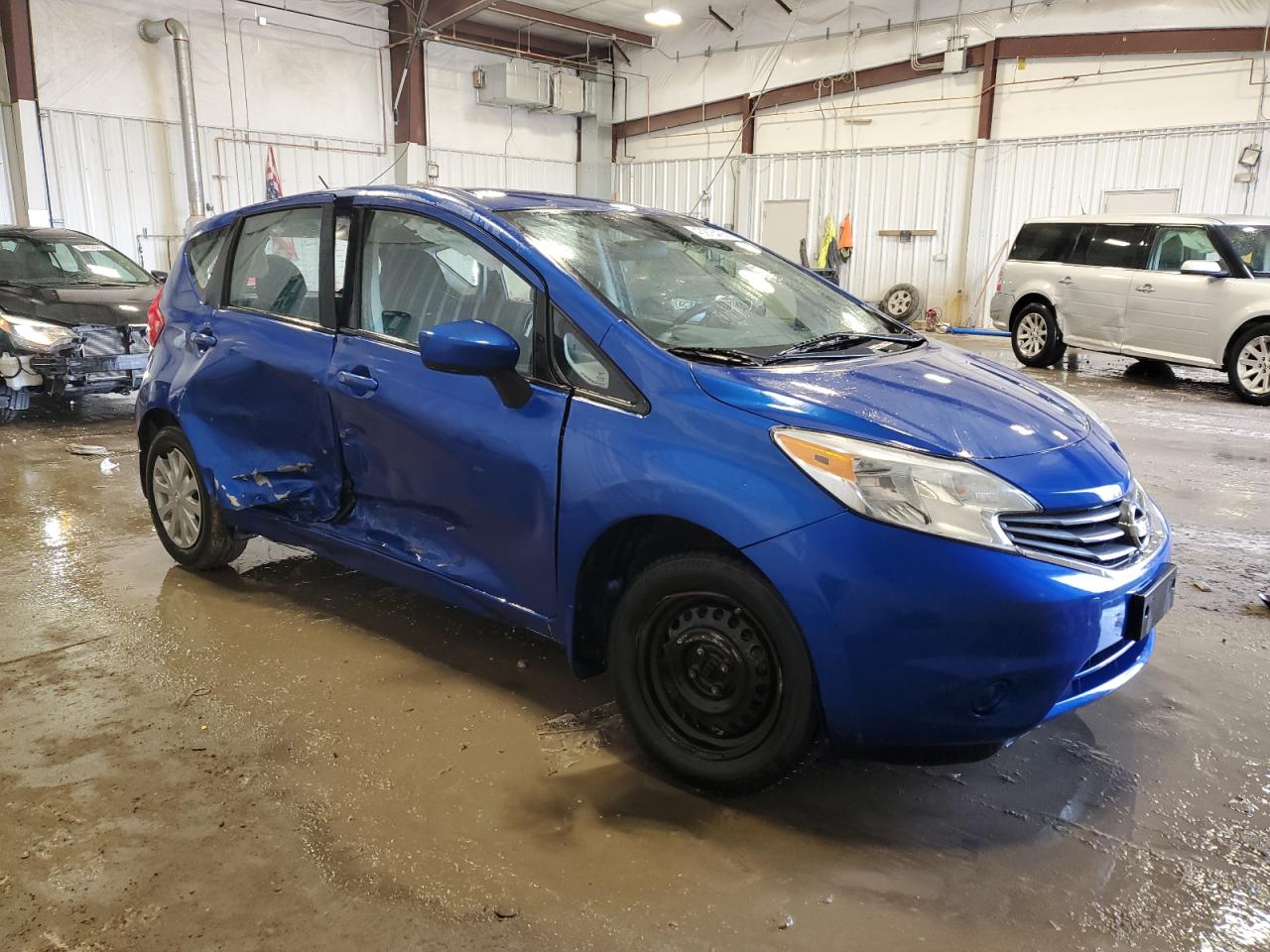 2015 Nissan Versa VIN 3N1CE2CP3FL373955 Copart auction photo, side damage thumbnail 4