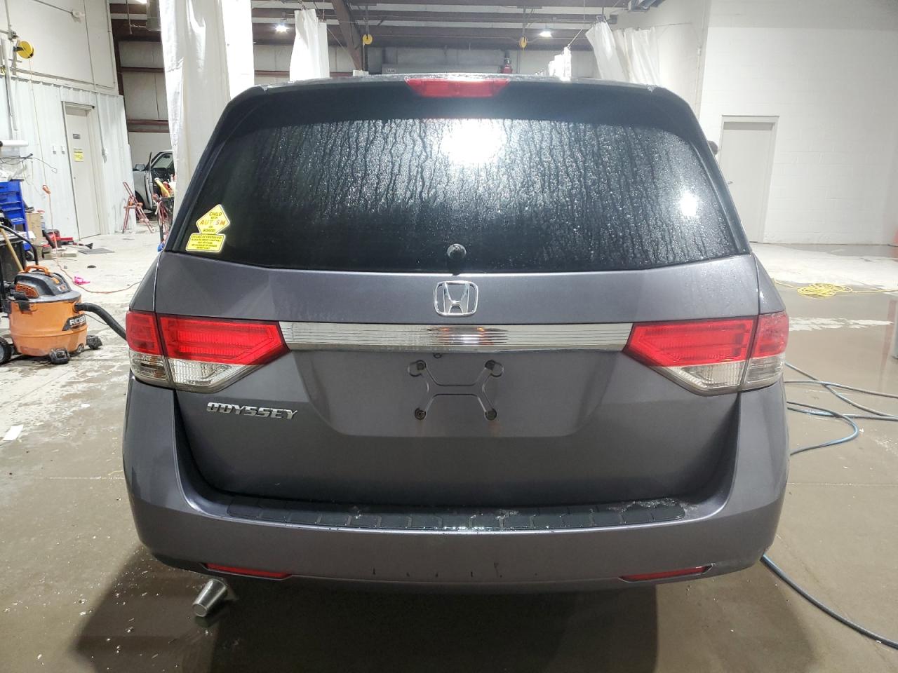 2016 Honda Odyssey VIN 5FNRL5H48GB042382 Copart auction photo, hail damage thumbnail 6
