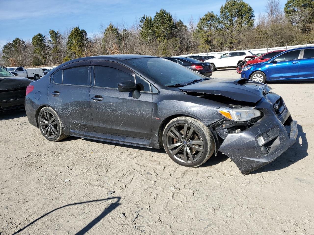 2017 Subaru WRX VIN JF1VA1E65H9814714 Copart auction photo, front end / minor dent/scratches damage thumbnail 4