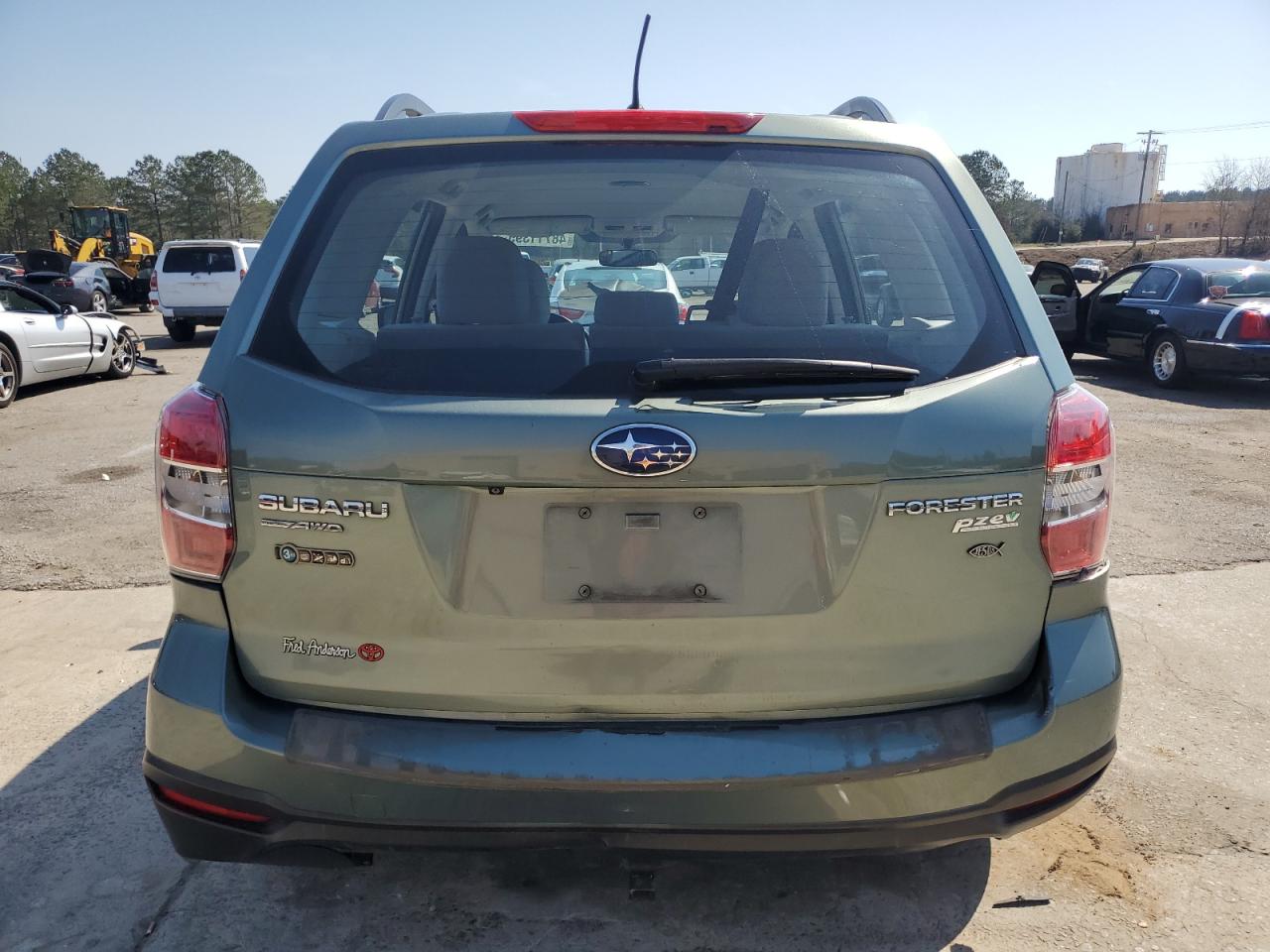 2015 Subaru Forester VIN JF2SJABC7FH585755 Copart auction photo, rear end damage thumbnail 6