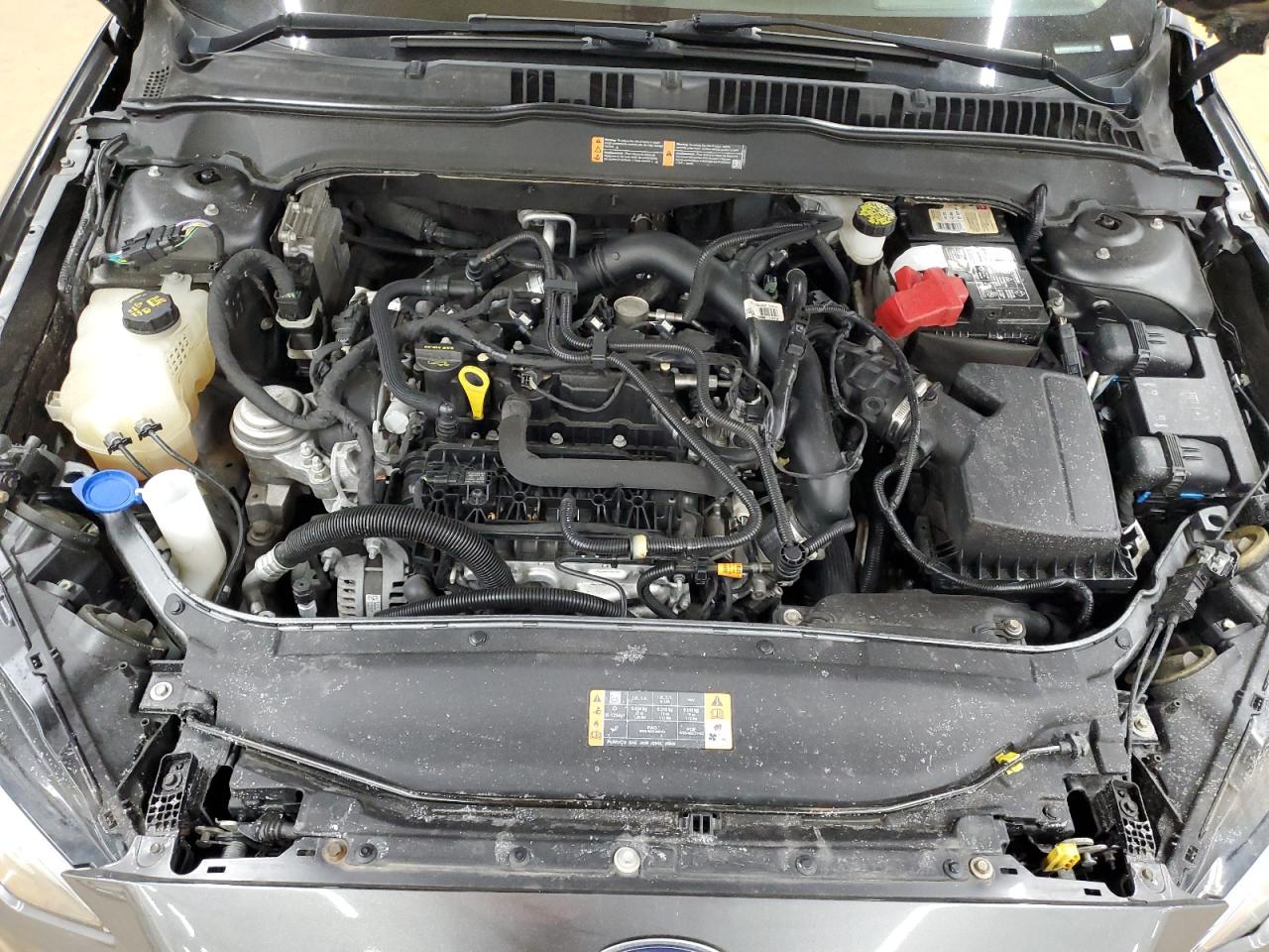 2020 Ford Fusion VIN 3FA6P0HD3LR254051 Copart auction photo, all over damage thumbnail 11