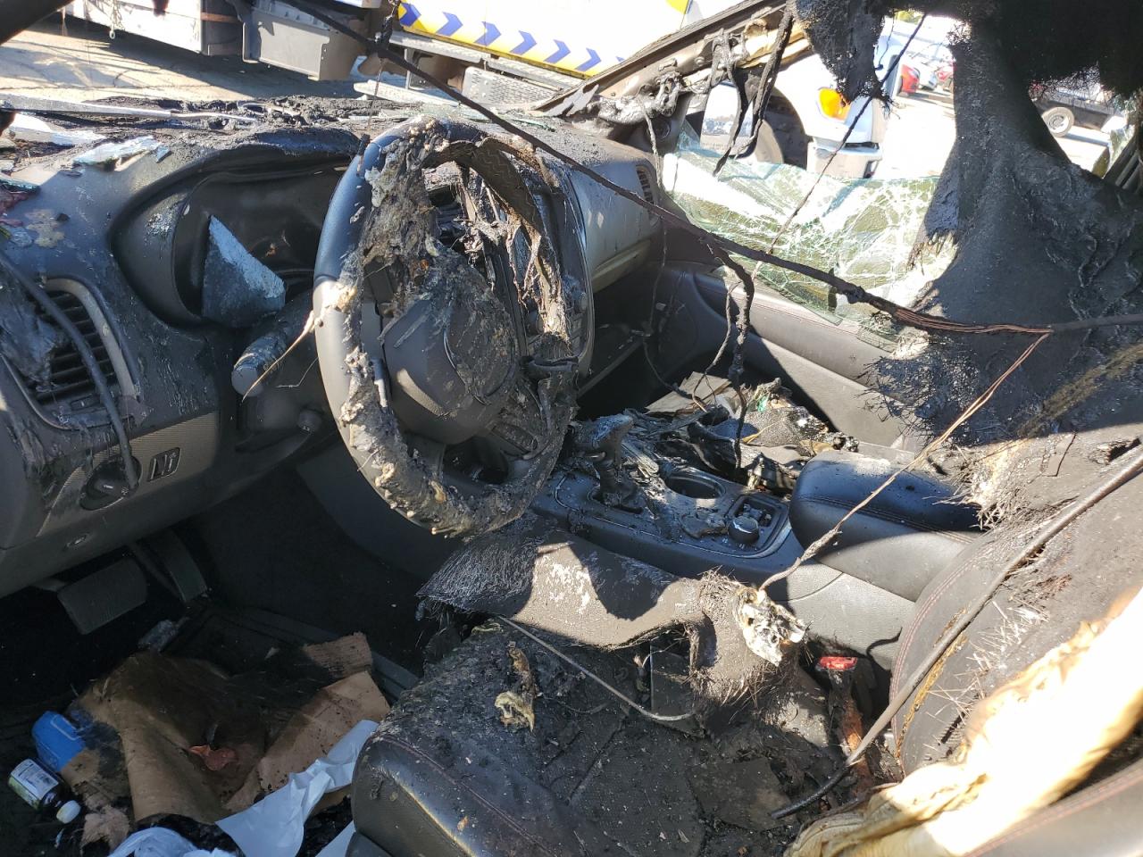 2018 Dodge Durango VIN 1C4SDJCT9JC184332 Copart auction photo, burn - engine / burn damage thumbnail 8