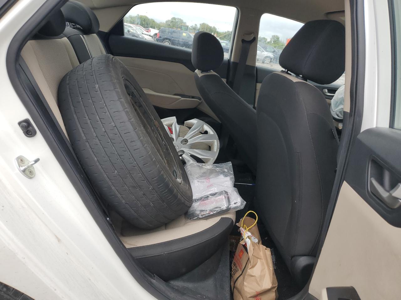 2019 Hyundai Accent VIN 3KPC24A3XKE080201 Copart auction photo, front end / side damage thumbnail 10
