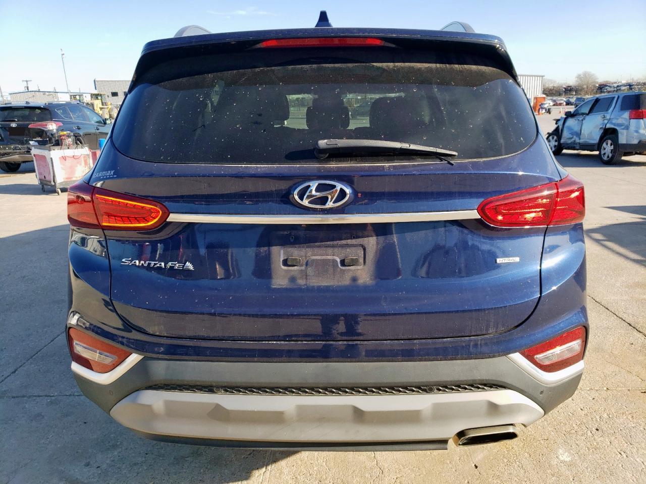 2019 Hyundai Santa Fe VIN 5NMS5CAD8KH092961 Copart auction photo, front end damage thumbnail 6