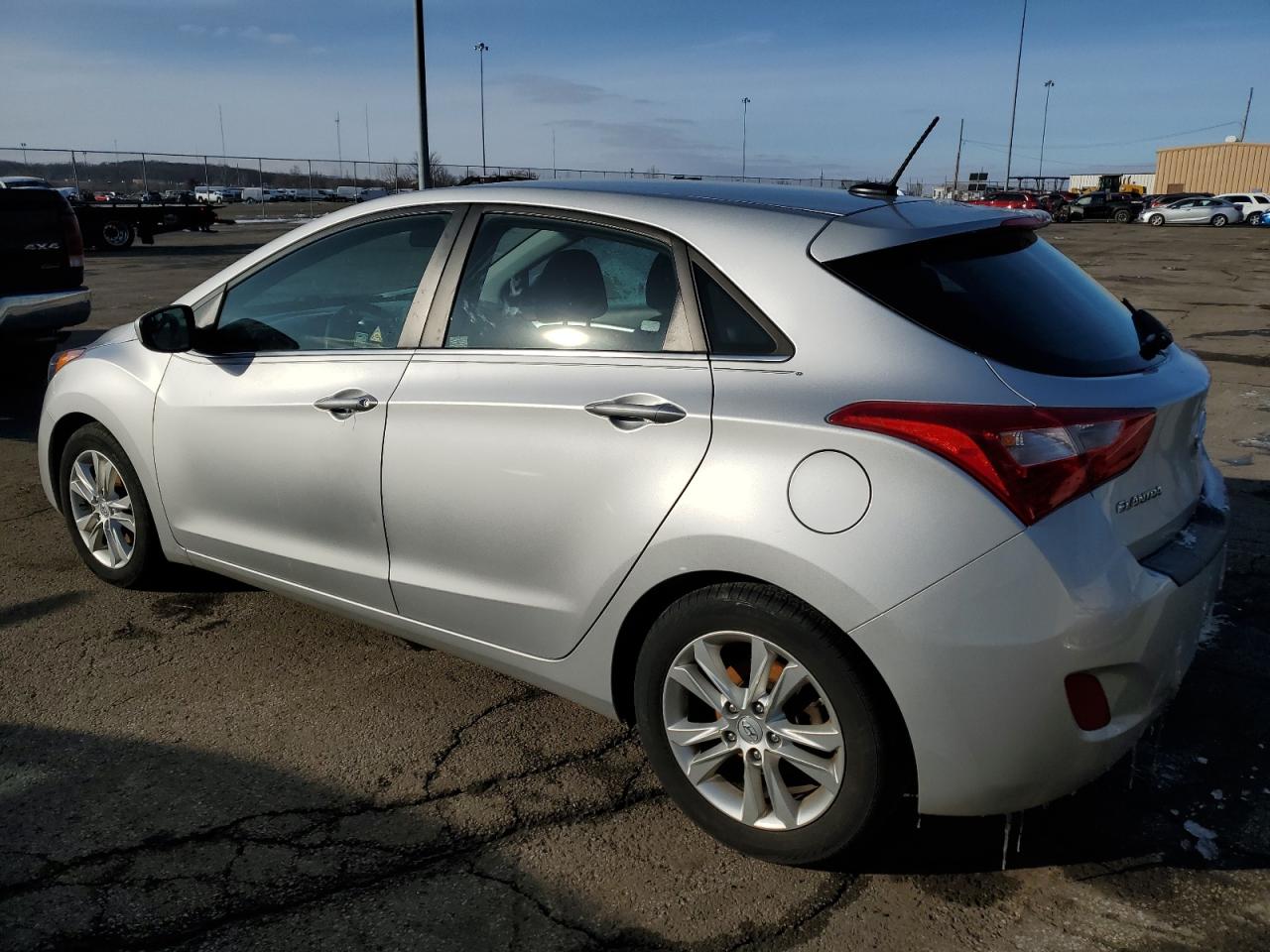 2014 Hyundai Elantra VIN KMHD35LH8EU219257 Copart auction photo, vandalism damage thumbnail 2