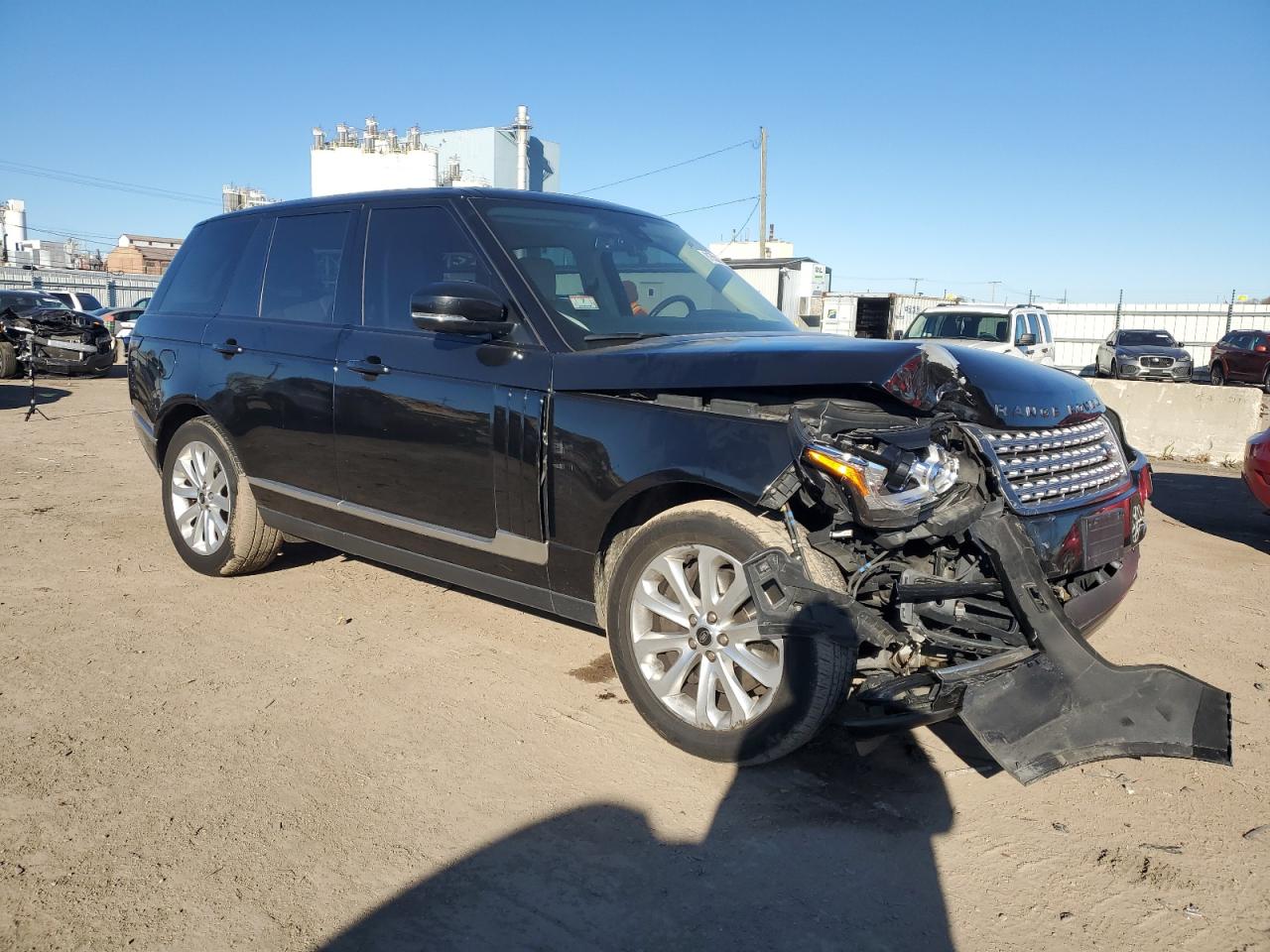 2013 Land Rover Range Rover VIN SALGS2DF6DA115312 Copart auction photo, front end damage thumbnail 4