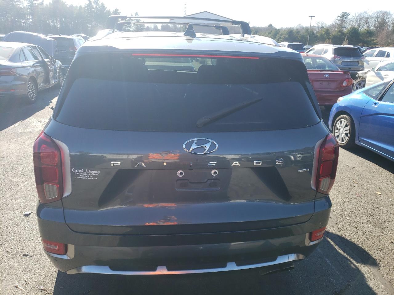 2022 Hyundai Palisade VIN KM8R7DHE9NU483543 Copart auction photo, front end / minor dent/scratches damage thumbnail 6