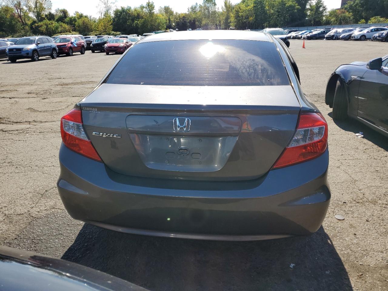 2012 Honda Civic VIN 19XFB2F58CE332136 Copart auction photo, side damage thumbnail 6