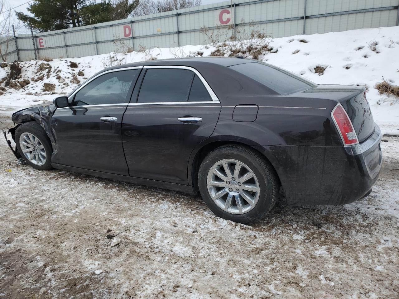 2012 Chrysler 300 VIN 2C3CCACGXCH137096 Copart auction photo, front end / side damage thumbnail 2