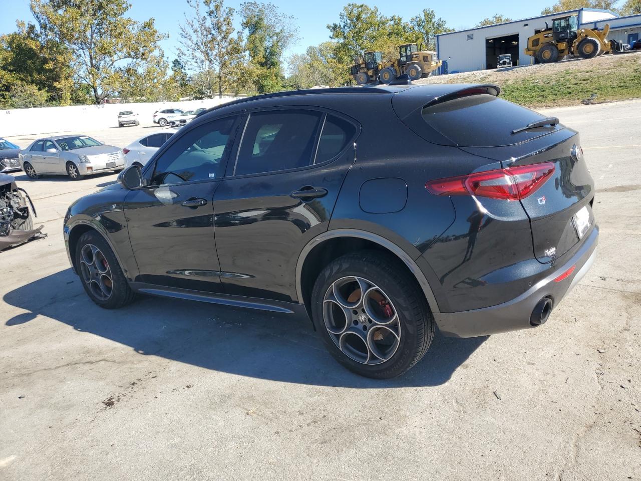 2022 Alfa Romeo Stelvio VIN ZASPAKBN8N7D38624 Copart auction photo, side damage thumbnail 2