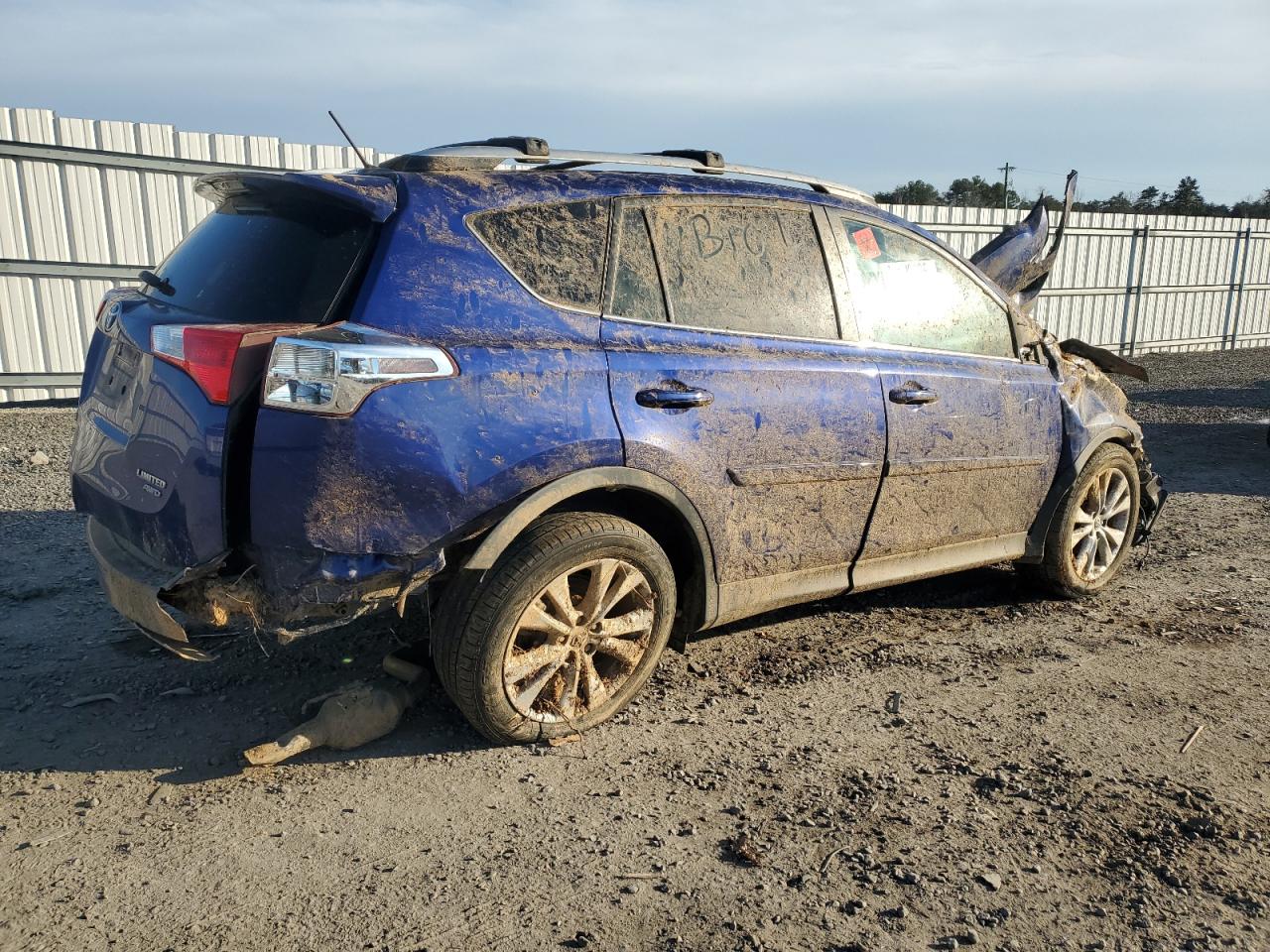 2015 Toyota RAV 4 VIN 2T3DFREV1FW277642 Copart auction photo, rollover damage thumbnail 3