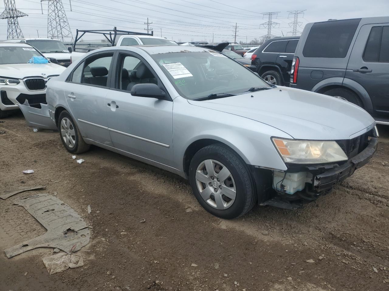2010 Hyundai Sonata VIN 5NPET4AC1AH592168 Copart auction photo, rear end / front end damage thumbnail 4