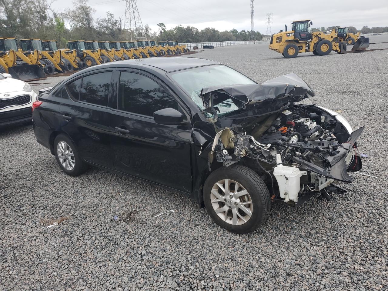 2019 Nissan Versa VIN 3N1CN7AP5KL837855 Copart auction photo, front end damage thumbnail 4
