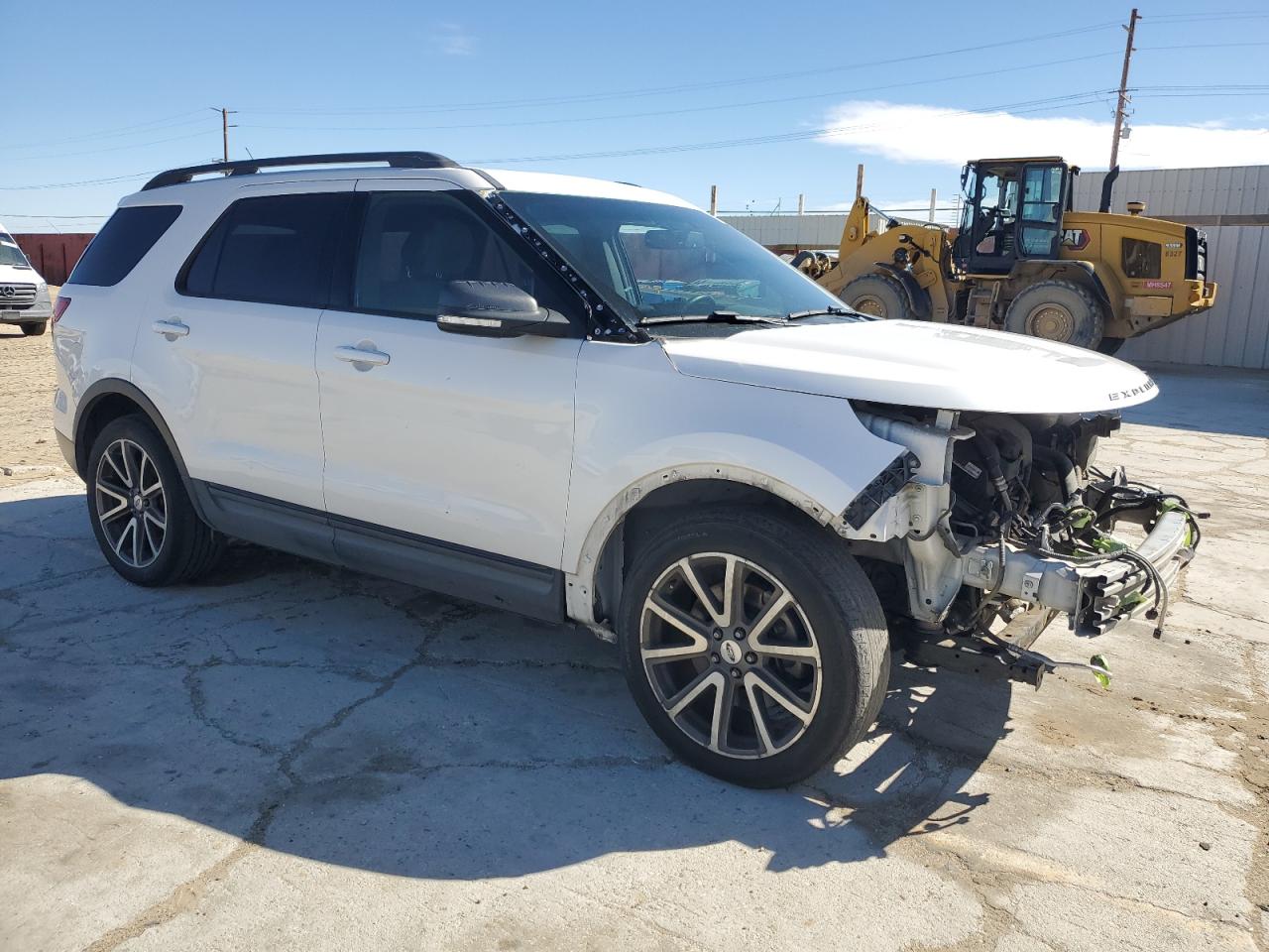 2015 Ford Explorer VIN 1FM5K7D80FGC39925 Copart auction photo, front end damage thumbnail 4