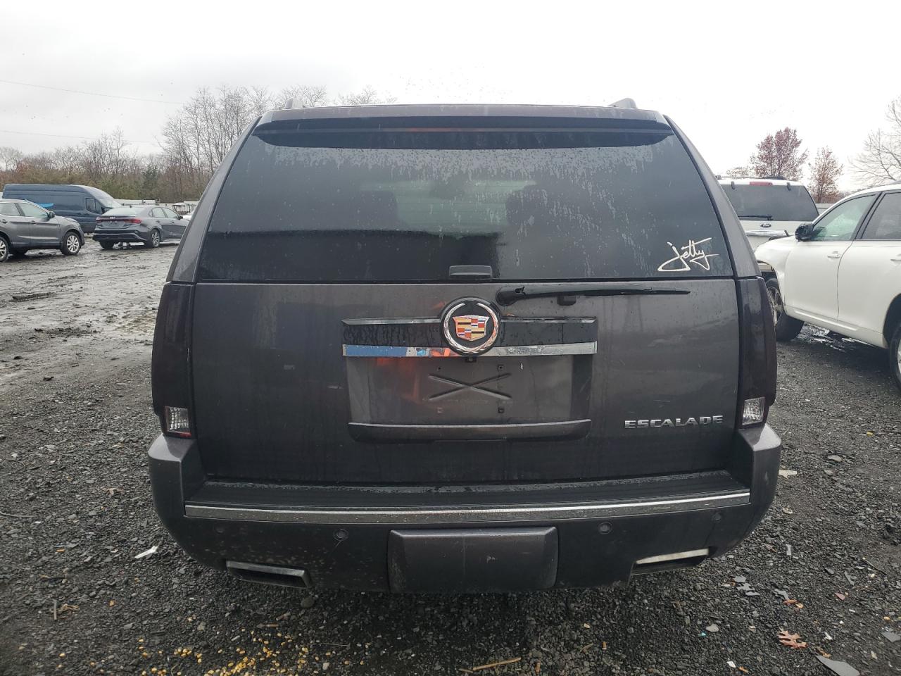 2010 Cadillac Escalade VIN 1GYUKBEF5AR270210 Copart auction photo, front end / side damage thumbnail 6
