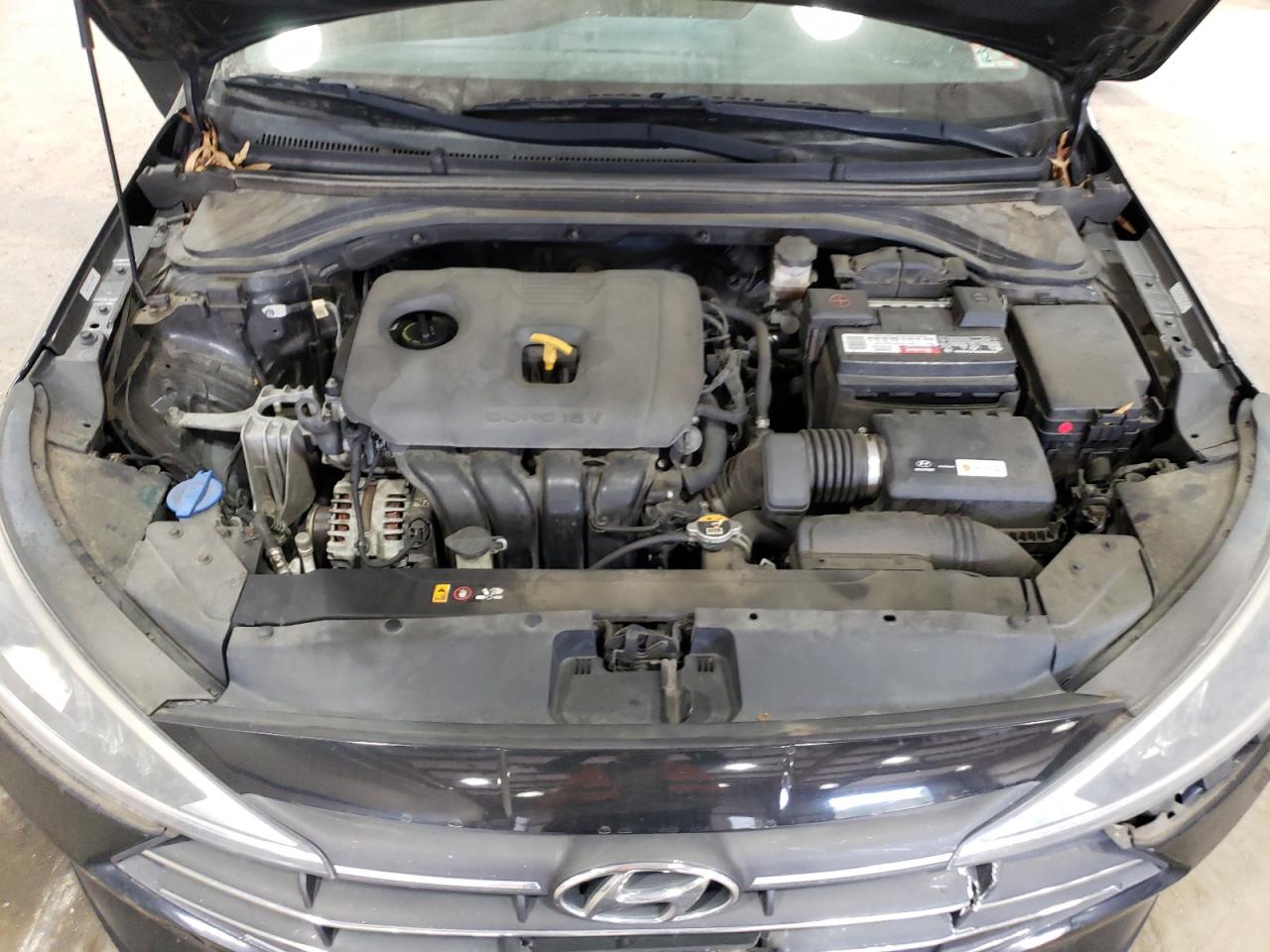 2019 Hyundai Elantra VIN KMHD84LF7KU877917 Copart auction photo, rear end / front end damage thumbnail 11