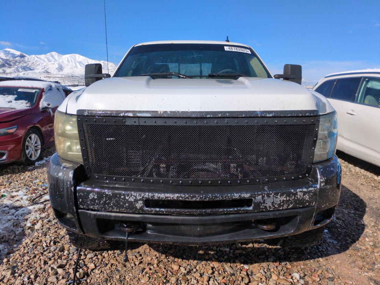 2007 Chevrolet Silverado VIN 1GCHK23627F524234 Copart auction photo, burn damage thumbnail 5