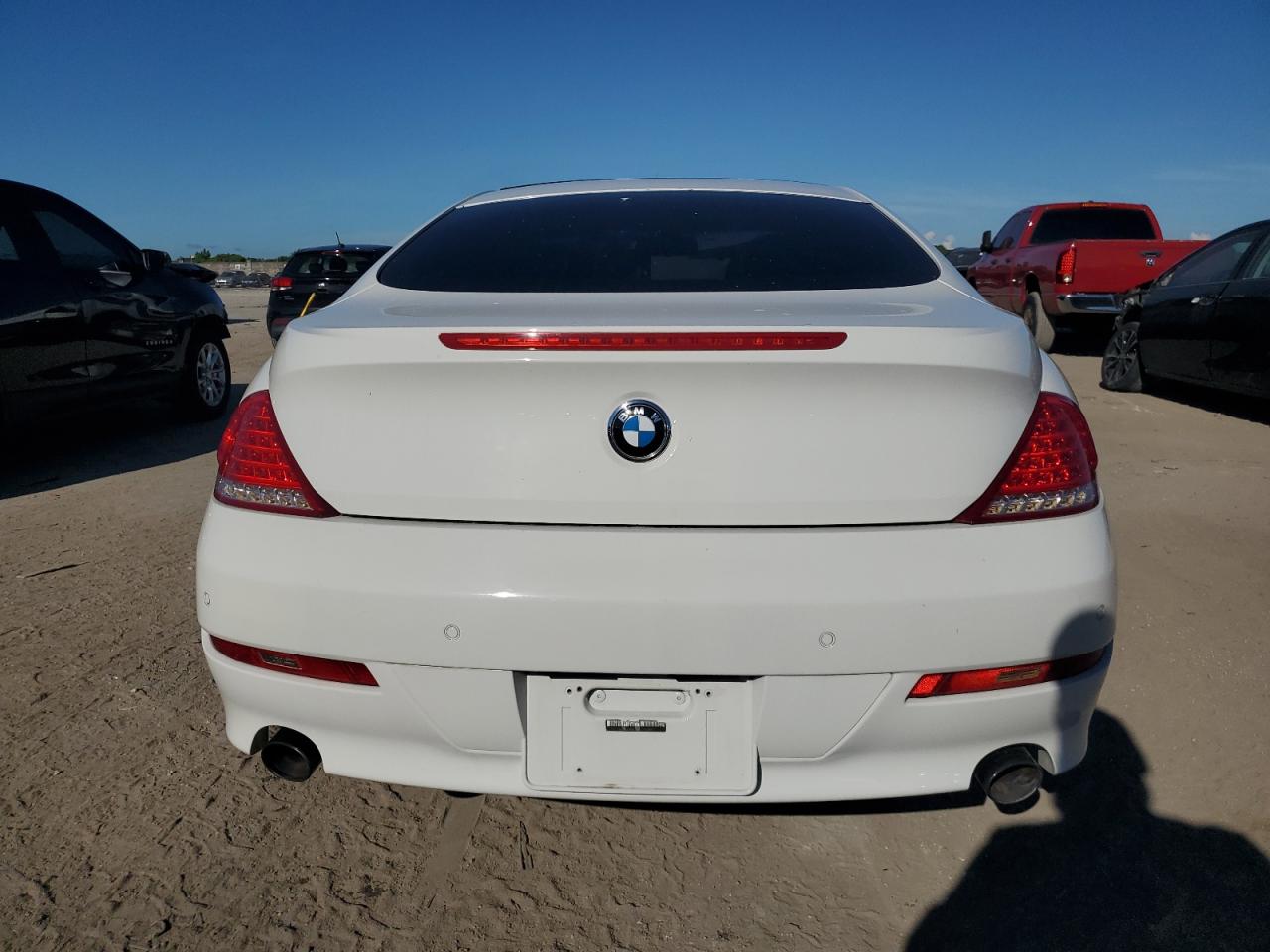 2010 BMW 6er VIN WBAEA5C52ACV92831 Copart auction photo, front end damage thumbnail 6