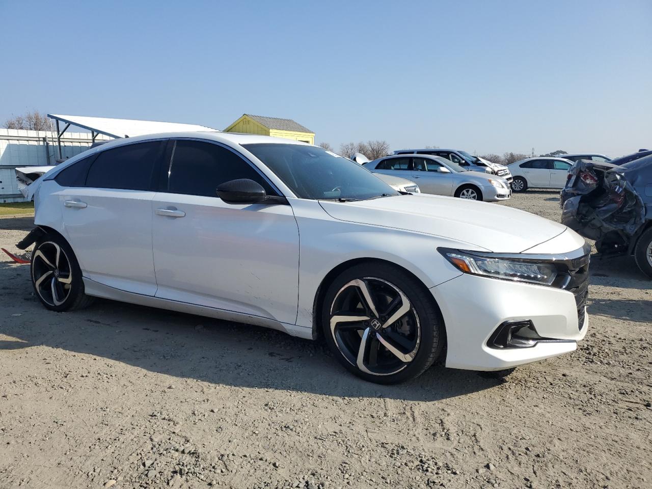 2021 Honda Accord VIN 1HGCV2F39MA029896 Copart auction photo, rear end / front end damage thumbnail 4