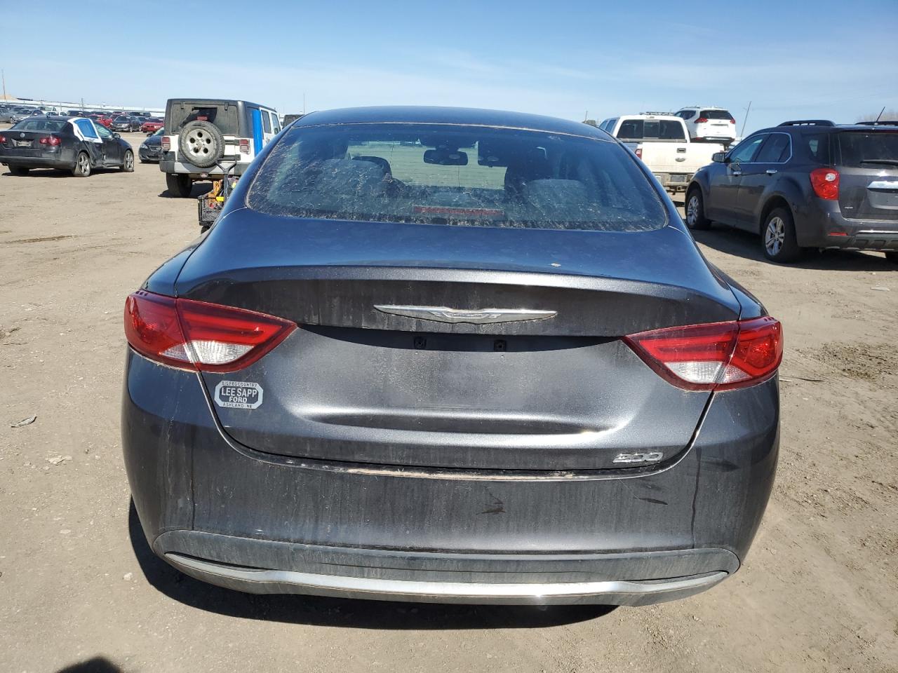 2015 Chrysler 200 VIN 1C3CCCAB9FN751068 Copart auction photo, side / rear end damage thumbnail 6