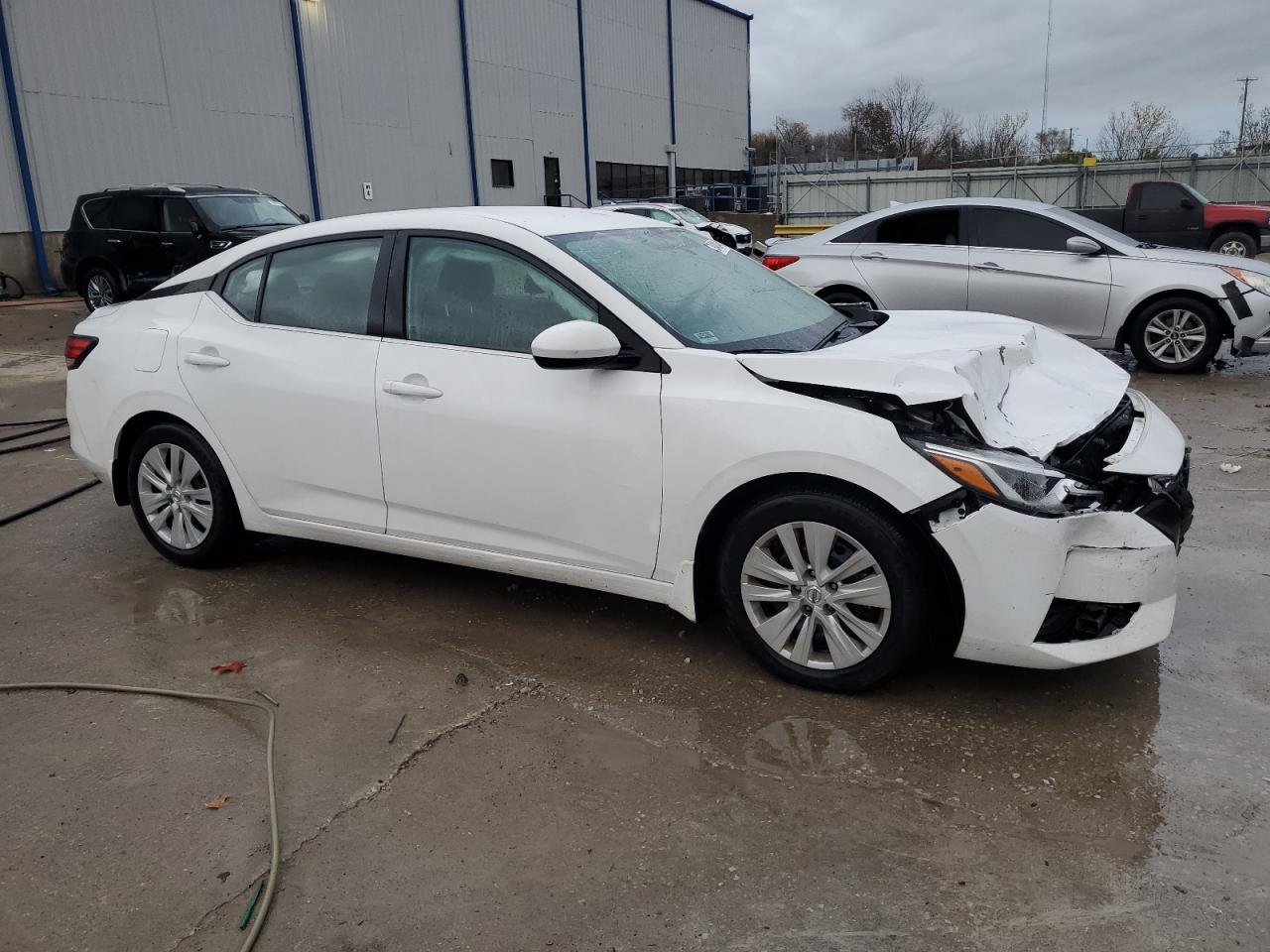 2021 Nissan Sentra VIN 3N1AB8BV0MY258023 Copart auction photo, front end damage thumbnail 4