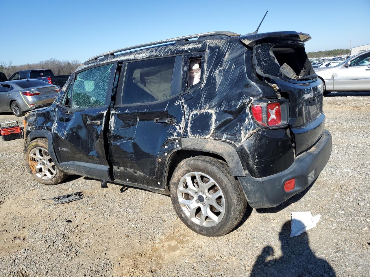 2017 Jeep Renegade VIN ZACCJABB5HPG28818 Copart auction photo, all over damage thumbnail 2