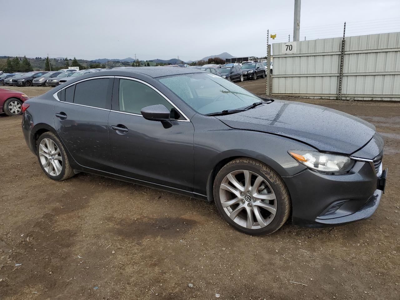 2015 Mazda 6 VIN JM1GJ1V57F1184796 Copart auction photo, front end damage thumbnail 4