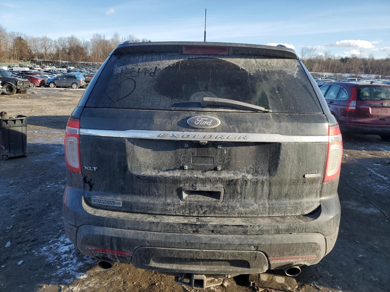 2013 Ford Explorer VIN 1FM5K8D81DGA55273 Copart auction photo, front end / side damage thumbnail 6