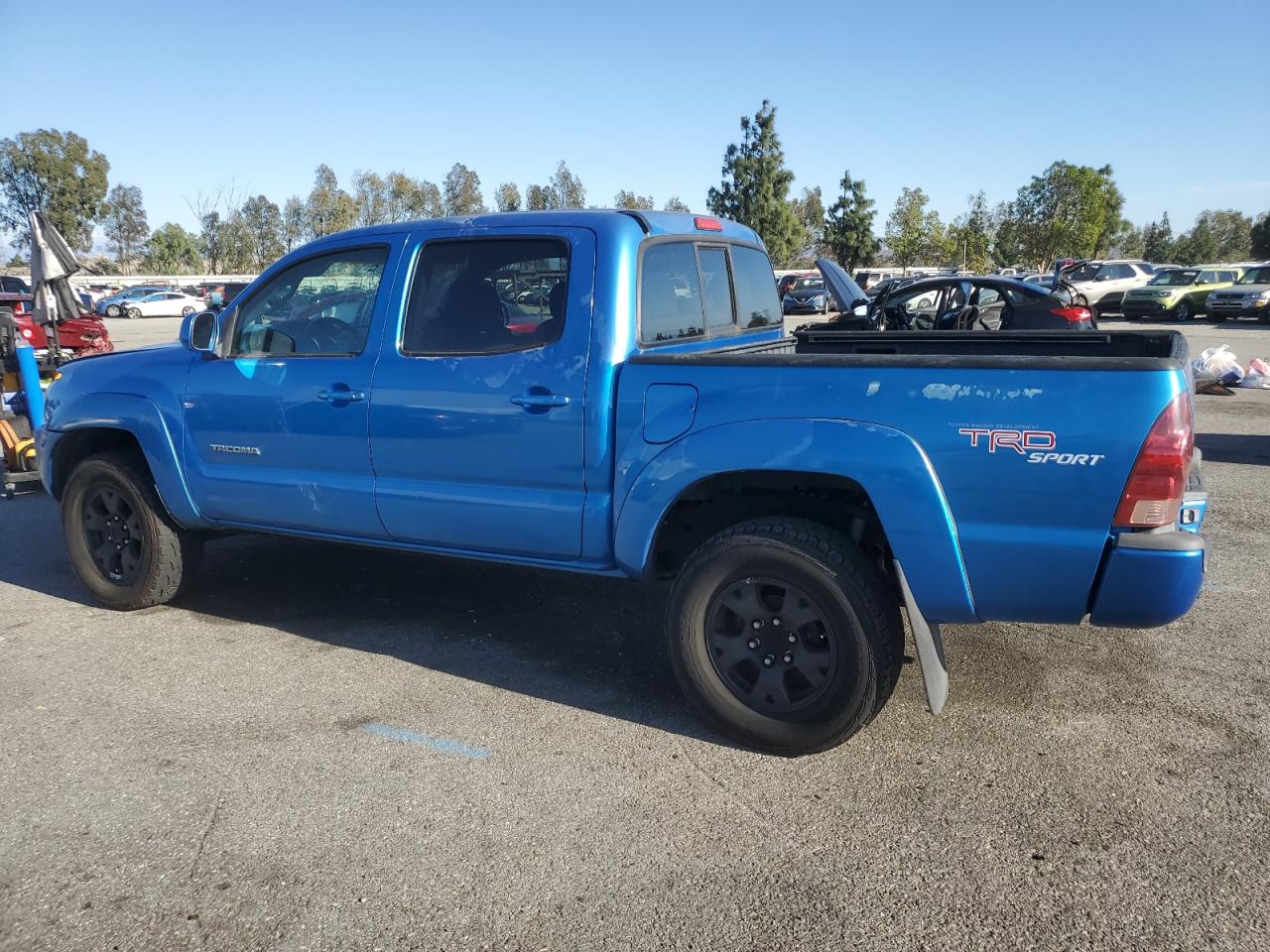 2005 Toyota Tacoma VIN 5TEJU62N95Z051993 Copart auction photo, front end / side damage thumbnail 2