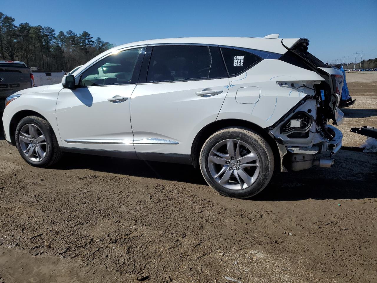 2021 Acura RDX VIN 5J8TC1H70ML009721 Copart auction photo, rear end damage thumbnail 2