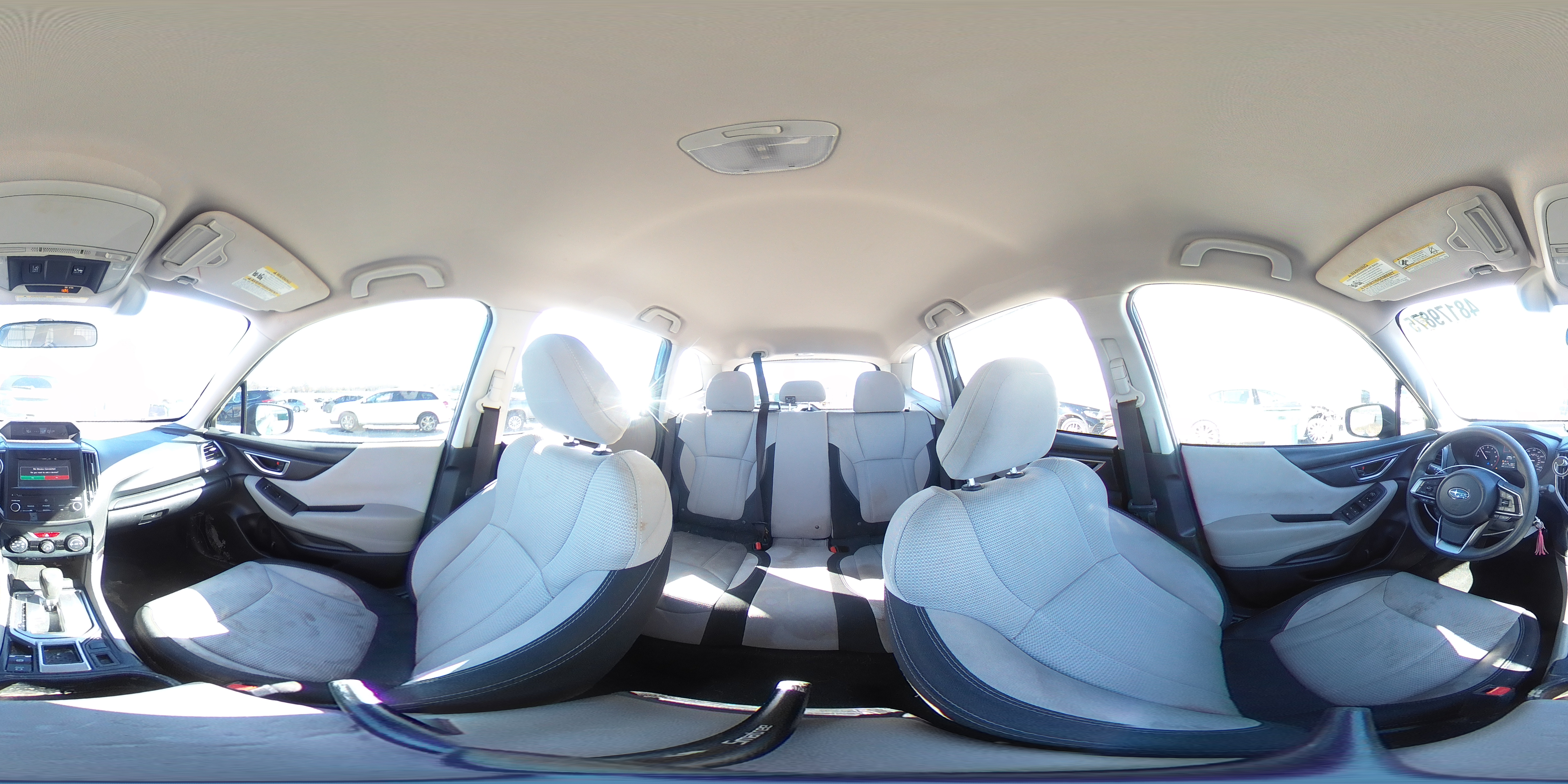 2019 Subaru Forester VIN JF2SKACC7KH474838 Copart auction photo, front end damage thumbnail 15