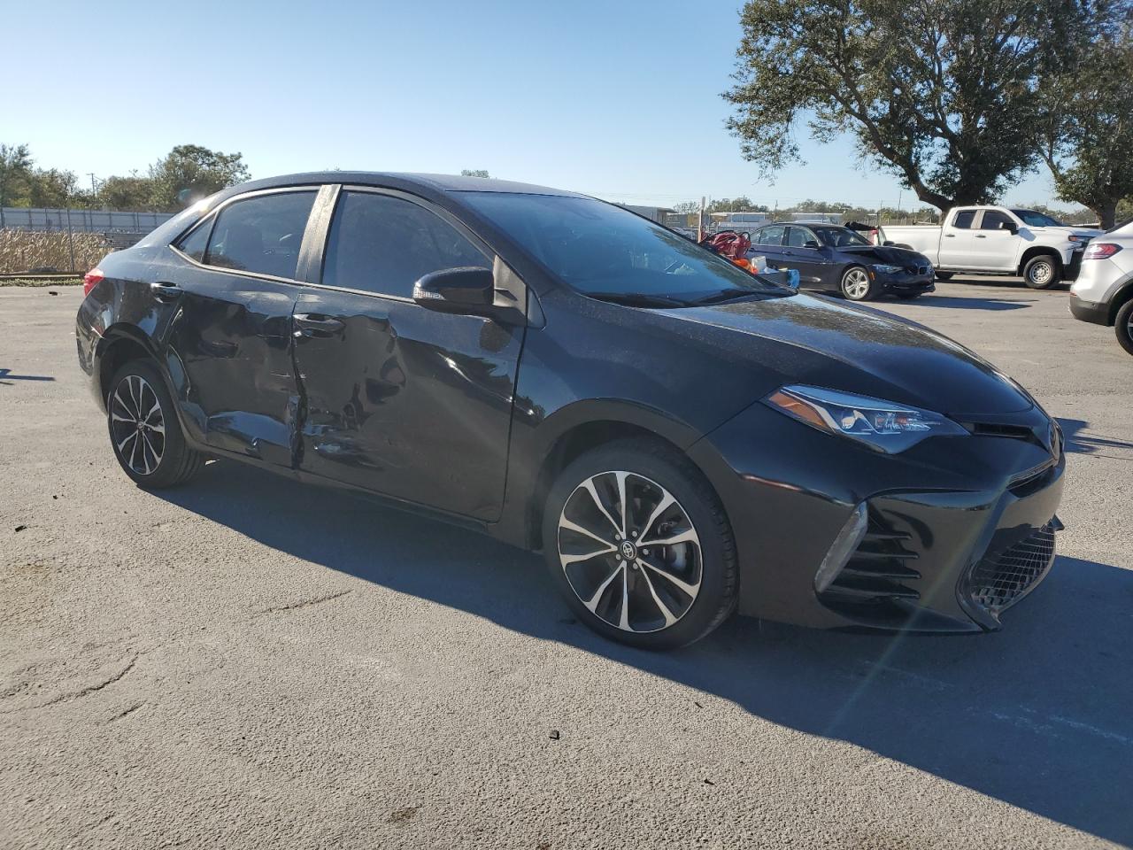 2018 Toyota Corolla VIN 5YFBURHEXJP812902 Copart auction photo, side damage thumbnail 4