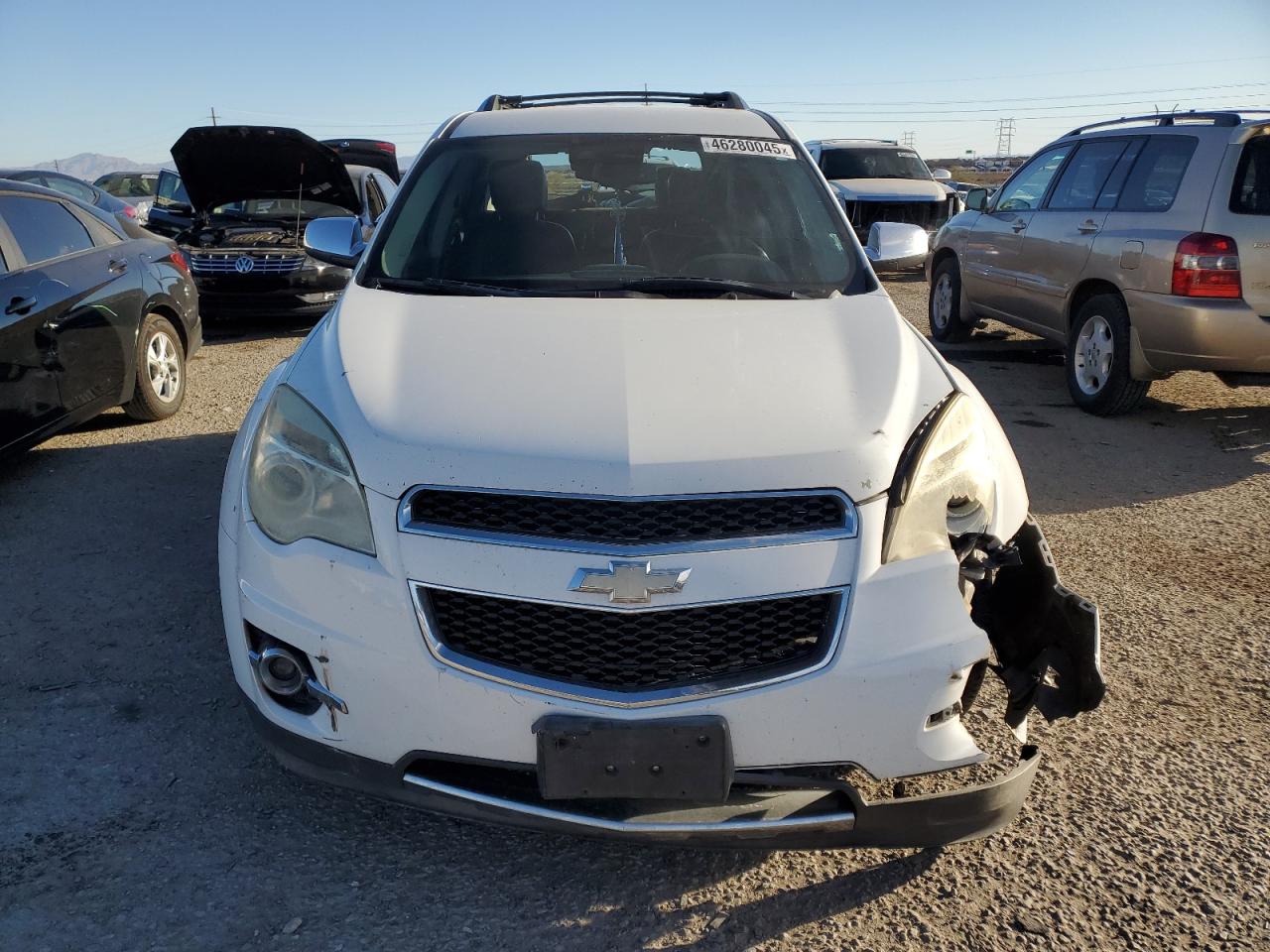 2013 Chevrolet Equinox VIN 2GNFLGEK1D6341450 Copart auction photo, rear end / front end damage thumbnail 5