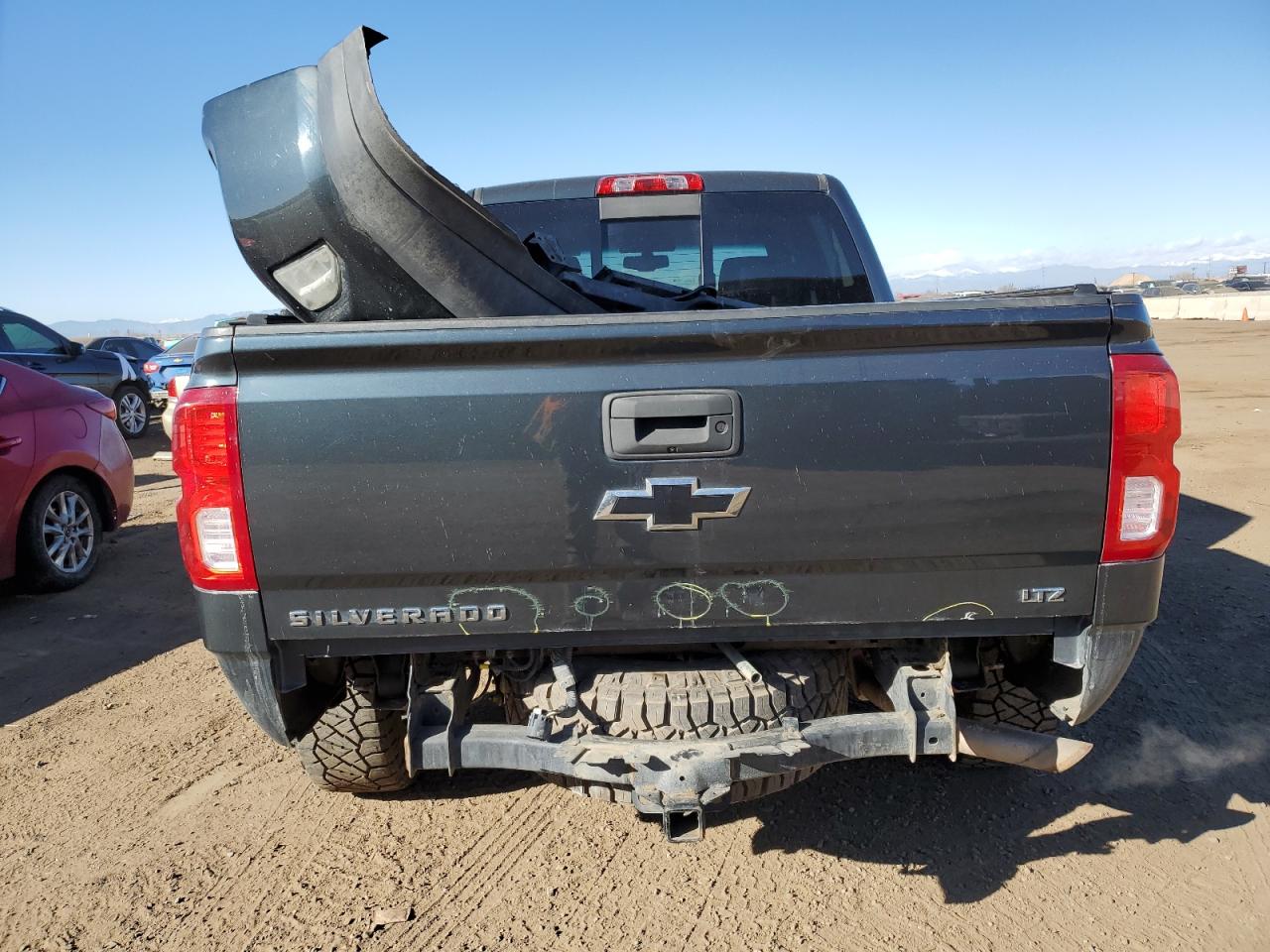 2017 Chevrolet Silverado VIN 3GCUKSEJ8HG380768 Copart auction photo, front end damage thumbnail 6