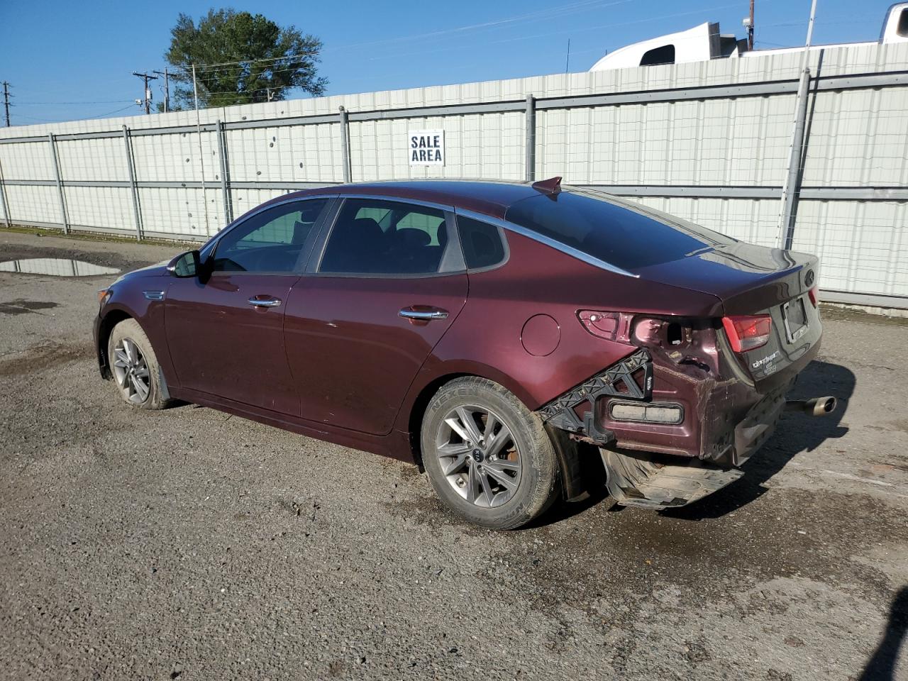 2020 KIA Optima VIN 5XXGT4L37LG439167 Copart auction photo, side / rear end damage thumbnail 2