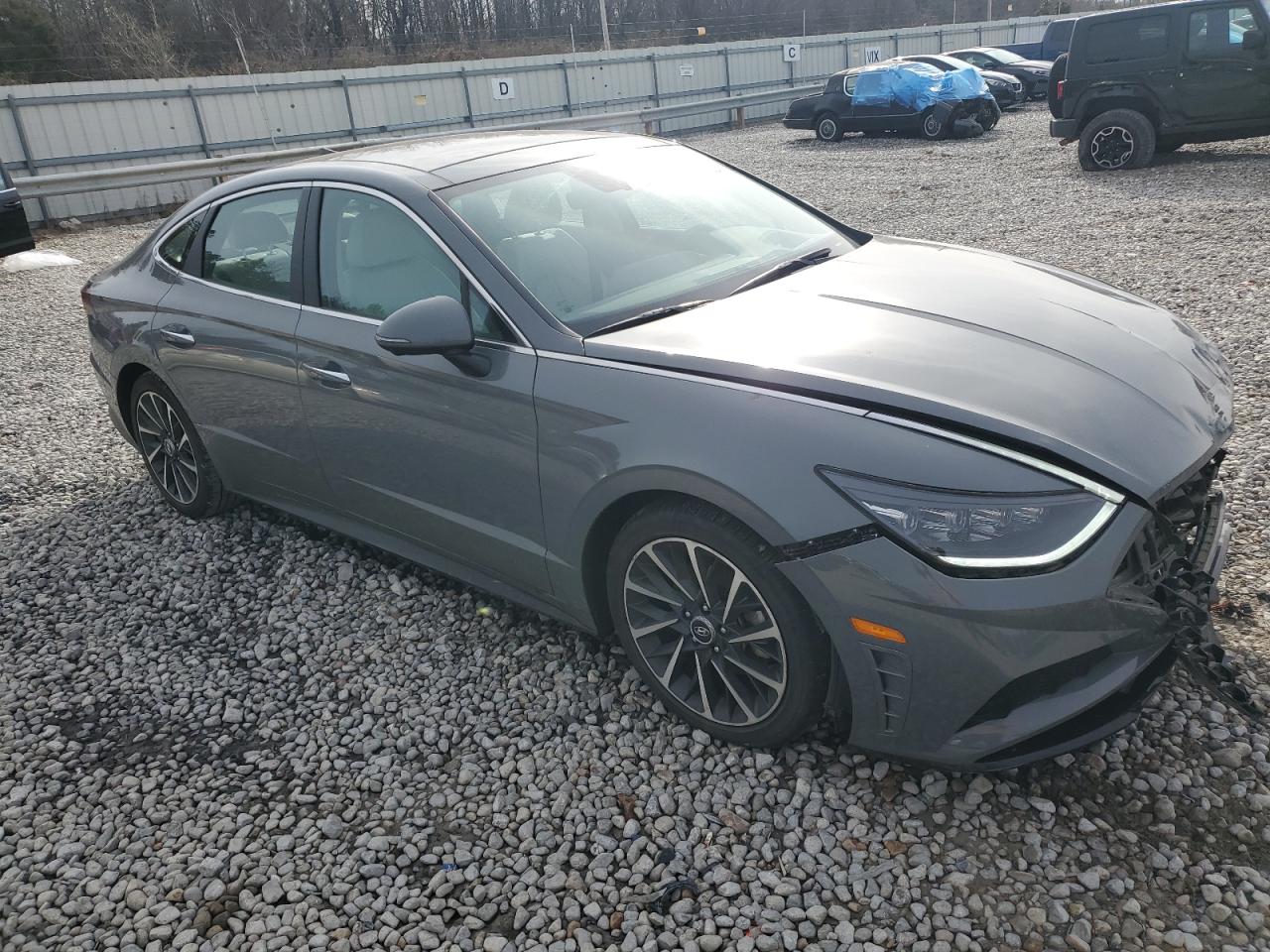 2023 Hyundai Sonata VIN KMHL34J22PA247662 Copart auction photo, front end damage thumbnail 4