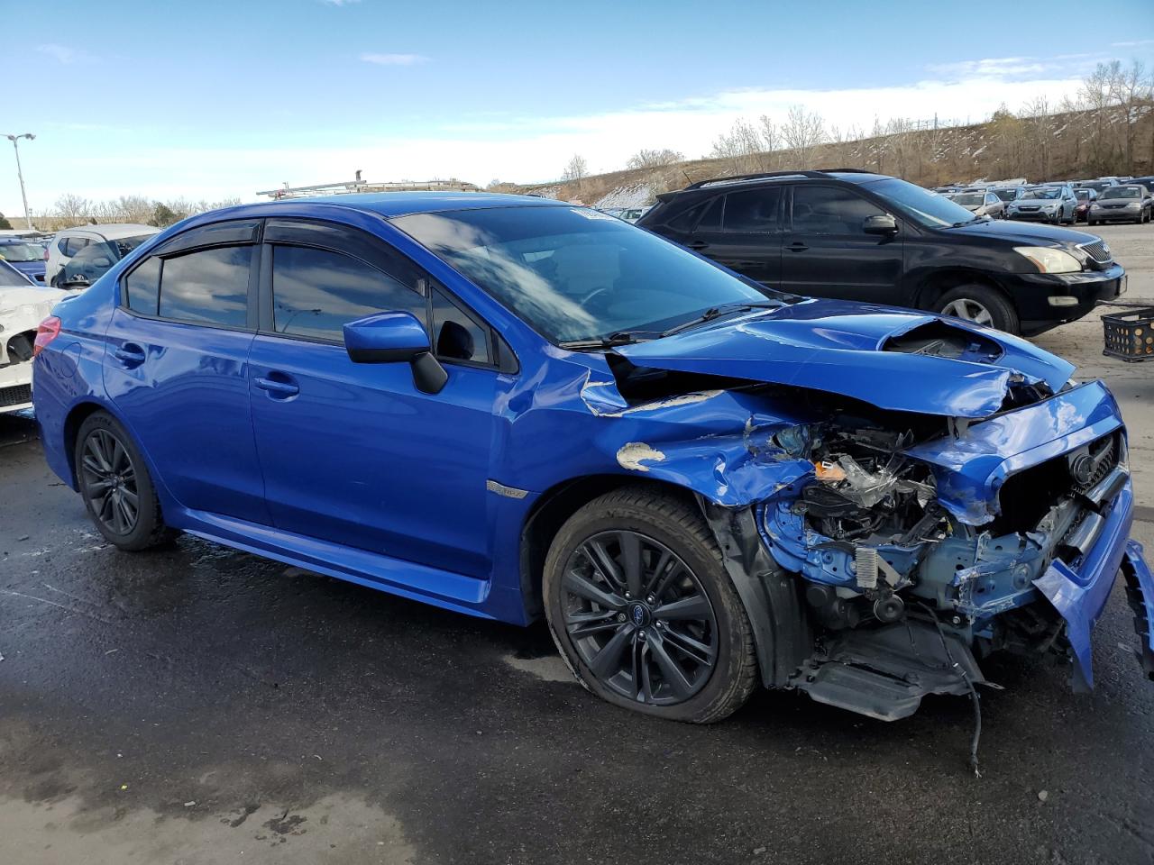 2016 Subaru WRX VIN JF1VA1B60G9817670 Copart auction photo, front end / side damage thumbnail 4