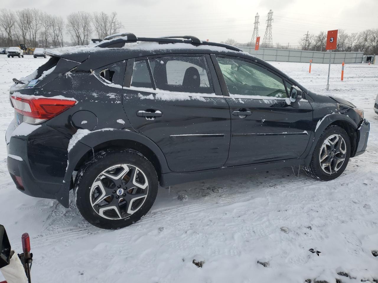 2018 Subaru XV VIN JF2GTAJC1JH245236 Copart auction photo, front end / rear end damage thumbnail 3