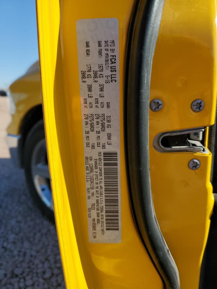 2016 RAM 1500 VIN 1C6RR6LT1GS341158 Copart auction photo, side damage thumbnail 12