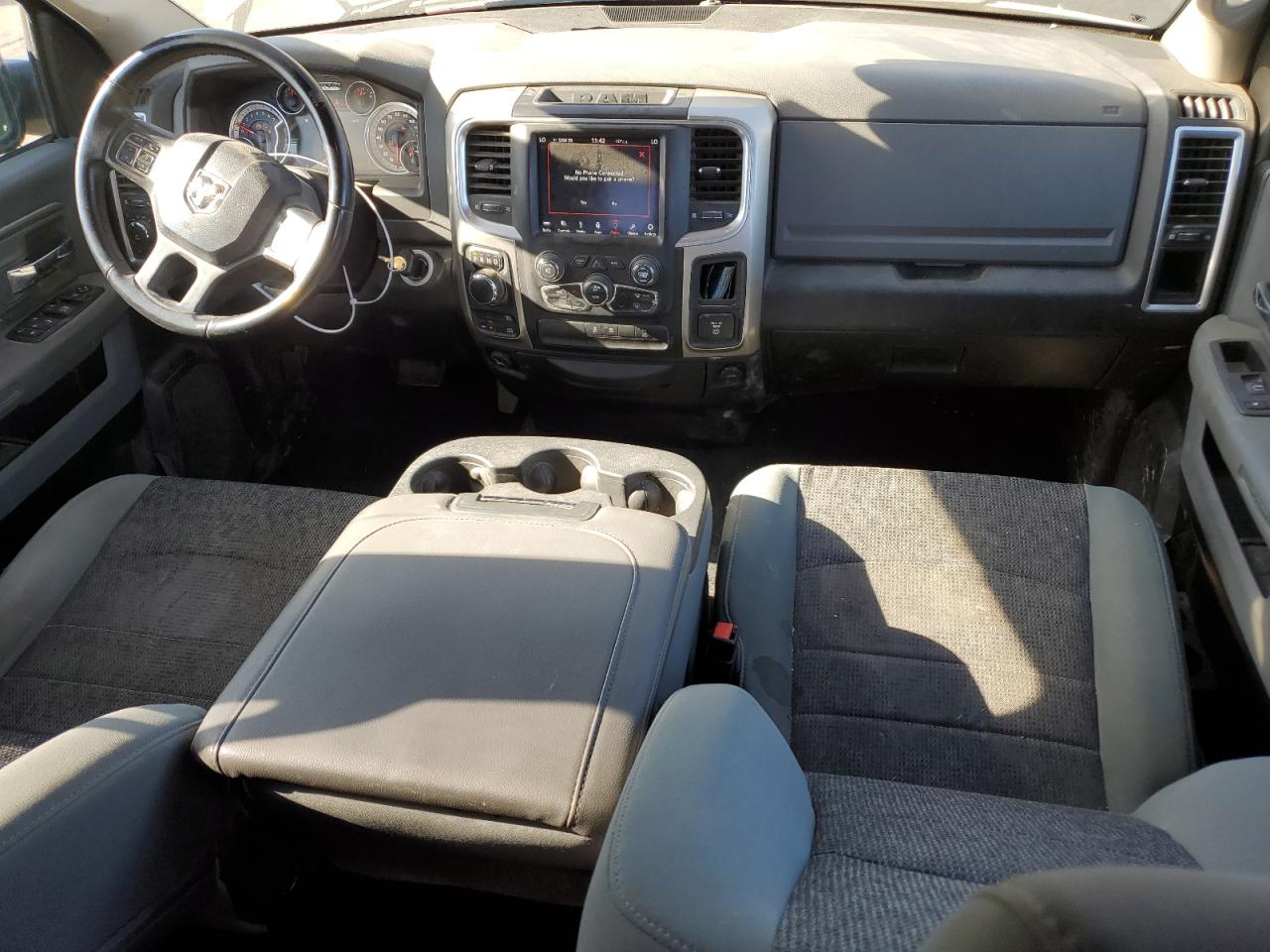 2019 RAM 1500 VIN 1C6RR7GGXKS618997 Copart auction photo, front end / side damage thumbnail 8