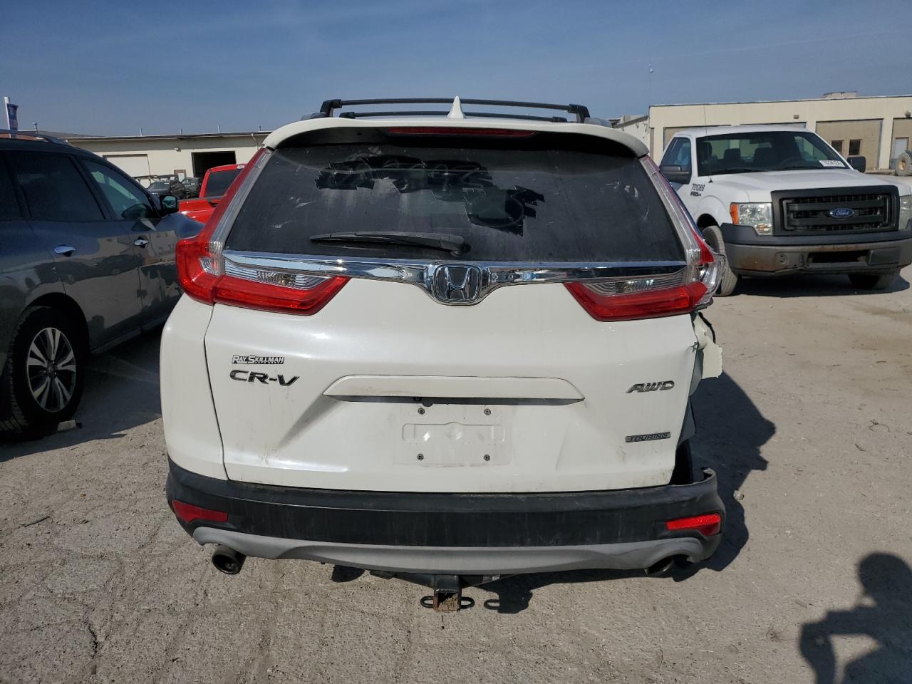 2017 Honda CR-V VIN 5J6RW2H99HL022992 Copart auction photo, rear end / undercarriage damage thumbnail 6