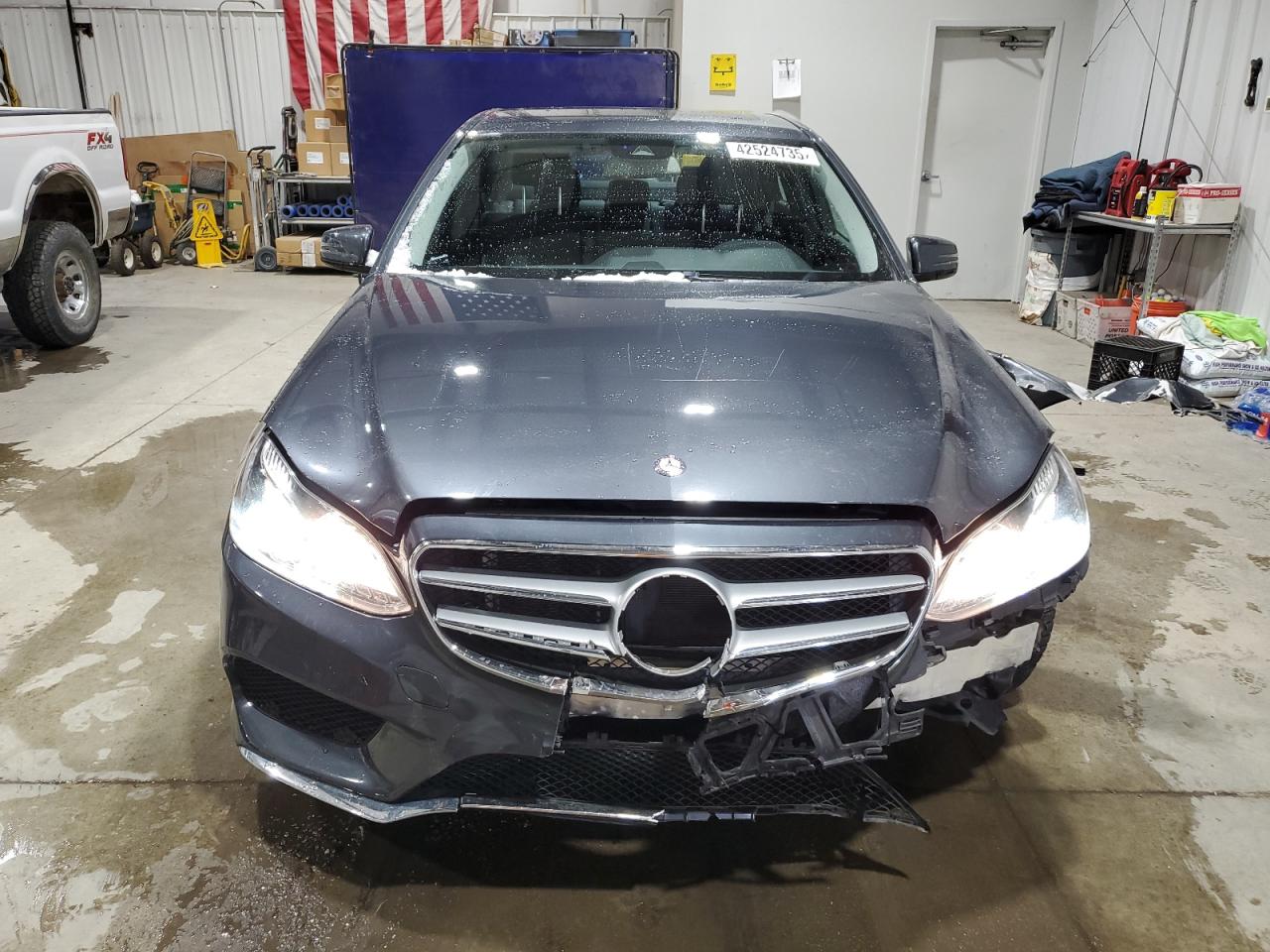 2014 Mercedes-Benz E-klasse VIN WDDHF8JBXEA897772 Copart auction photo, front end damage thumbnail 5