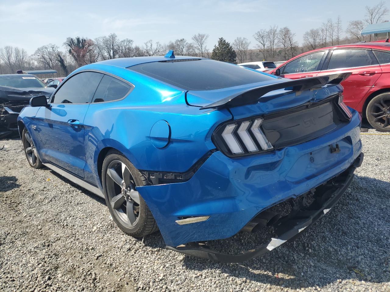 2021 Ford Mustang VIN 1FA6P8CF6M5140458 Copart auction photo, rear end damage thumbnail 2