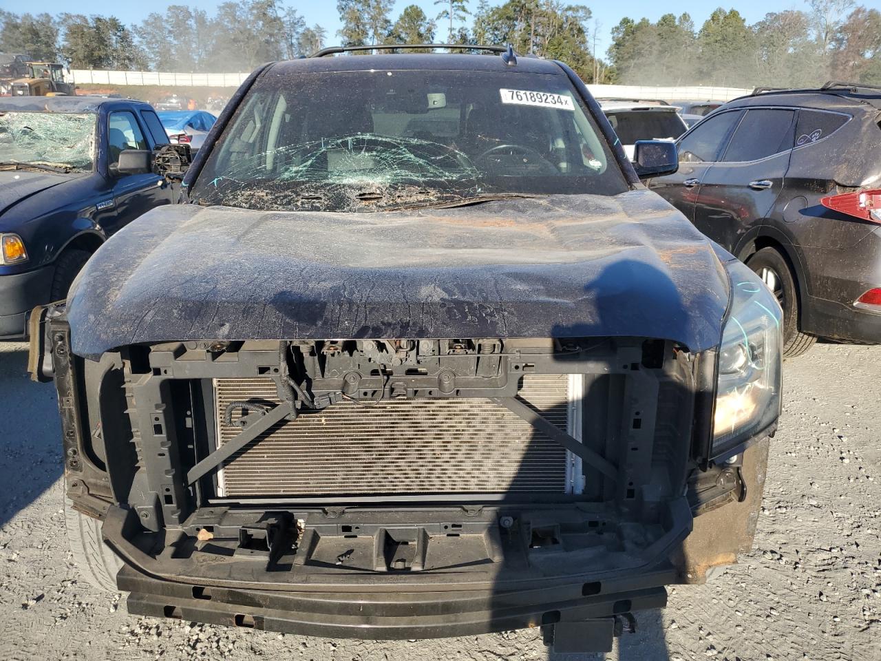 2015 GMC Yukon VIN 1GKS2JKJXFR557053 Copart auction photo, front end damage thumbnail 5