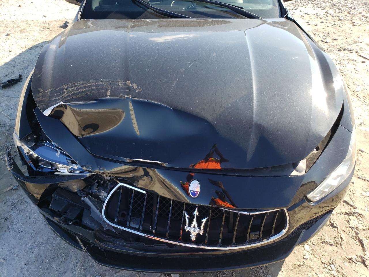 2017 Maserati Ghibli VIN ZAM57XSA9H1230217 Copart auction photo, front end damage thumbnail 13