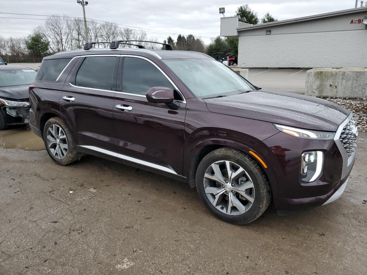 2021 Hyundai Palisade VIN KM8R5DHE5MU333501 Copart auction photo, all over damage thumbnail 4