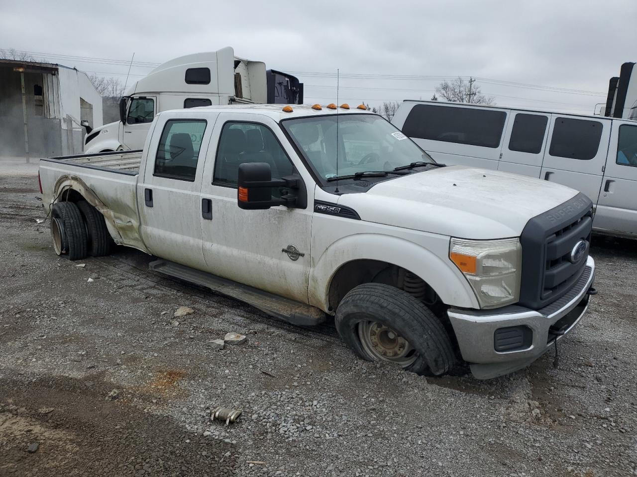 2014 Ford F350 VIN 1FT8W3CT5EEA19811 Copart auction photo, rear end / side damage thumbnail 4