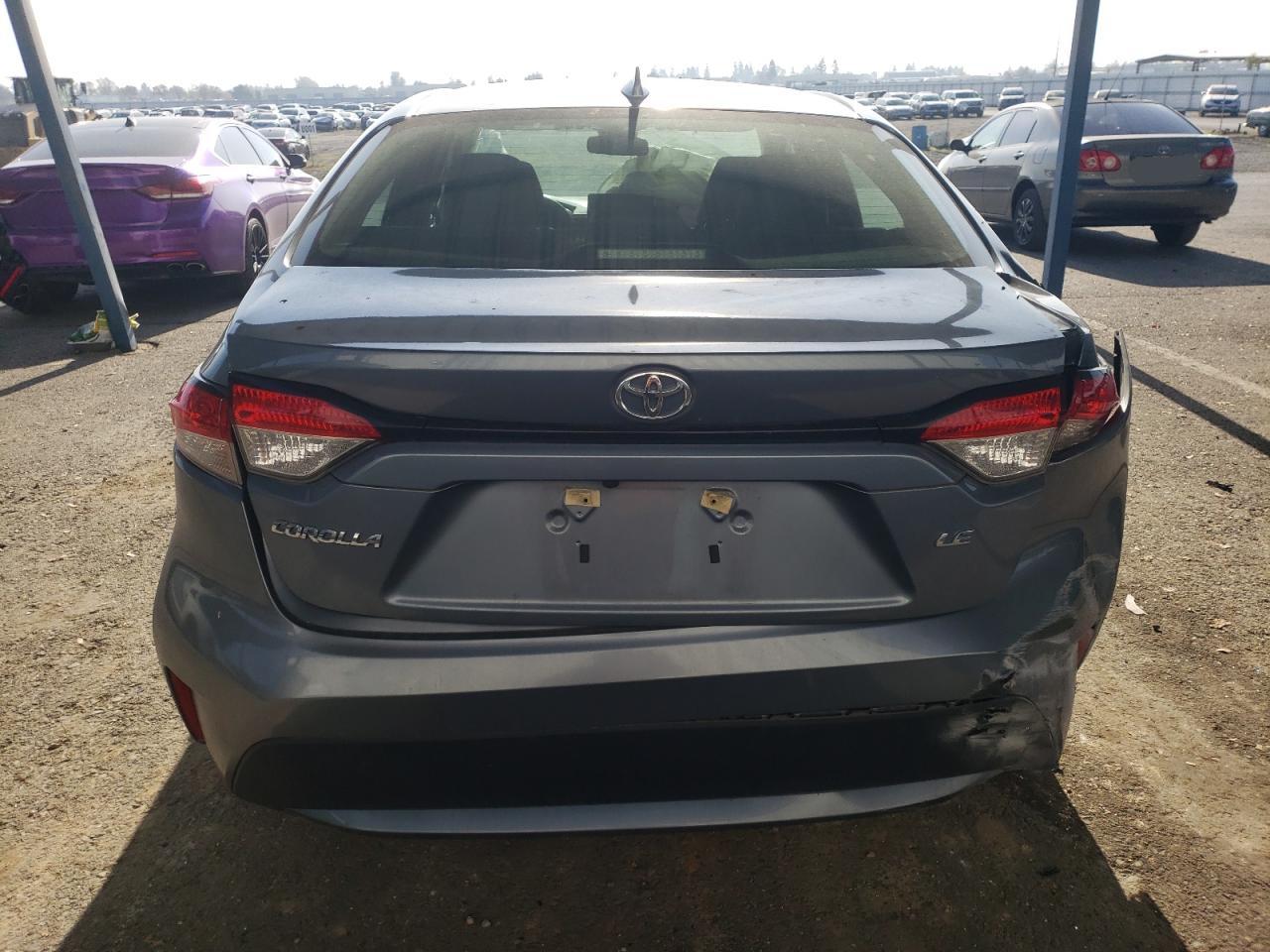 2021 Toyota Corolla VIN 5YFEPMAE7MP180284 Copart auction photo, all over damage thumbnail 6