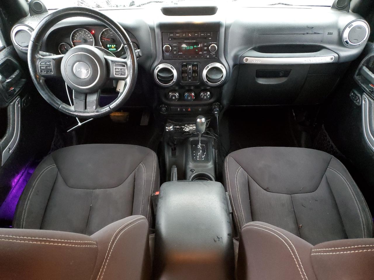 2013 Jeep Wrangler VIN 1C4BJWEG5DL510606 Copart auction photo, front end damage thumbnail 8